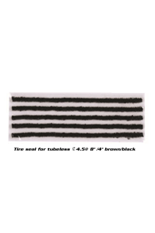 SEALS: 9-Inch 6mm Black String Repair (5 Sheets)