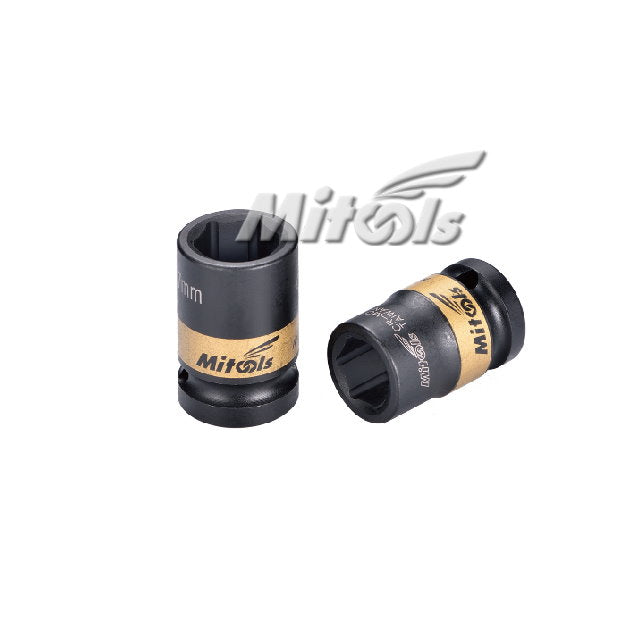 1/2"DR Impact Socket 6PT (Short / Black)