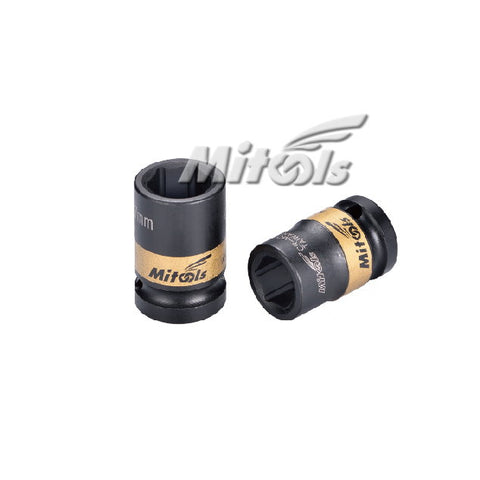 1/2"DR Impact Socket 6PT (Short / Black)