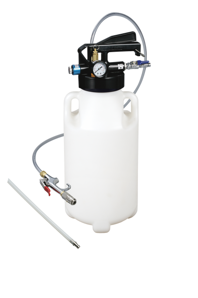 QS2115AL-15: QS-2115AL PNEUMATIC OIL(ATF) & LIQUID DESPENSER + 17 PCS ATFADAPTER + UNIVERSAL FLEXIBLE RUBBER NOZZLE